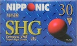 VHS-C (VHS Compact) Nipponic 30 "SHG" Type I Normal Brazil