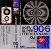 Compact Cassette: AGFA  - Super Ferro Dynamic 90+6