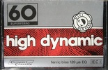 Compact Cassette high dynamic 60 Type I Normal Hungary