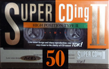 Compact Cassette: TDK  - Super CDing II 50