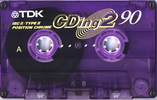 Compact Cassette: TDK  - CDing 2 90