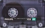 Compact Cassette Philips FSX Ferro 60 Type I Normal 1987 Europe