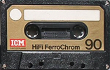 Compact Cassette ICM 90 Type III Ferro Chrome 1981 Europe