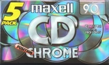 5 pack: Maxell / Hitachi Maxell - CD chrome 90