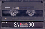 Compact Cassette TDK SA 90 "SA-90SE" Type II Chrome 1990 Australia, Europe