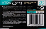 Compact Cassette: TDK  - CDing-I 90