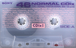 Compact Cassette: Sony  - CDix I 46