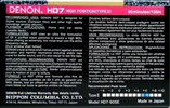 Compact Cassette: Nippon Columbia / Denon Denon - HD7 90