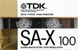 Compact Cassette: TDK  - SA-X 100