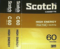 Compact Cassette: 3M Scotch - High Energy 60