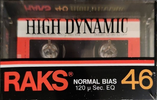 Compact Cassette: RAKS  - High Dynamic 46