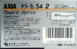 Compact Cassette: FUJI AXIA - PS-Is 54