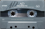 Compact Cassette: TDK  - AD 60