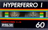 Compact Cassette:  Music For Pleasure - Hyperferro I 60