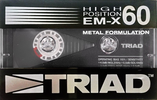 Compact Cassette: Taiyo Yuden Triad - EM-X 60