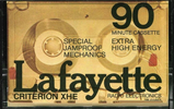 Compact Cassette: Unknown Lafayette/LRE -  90