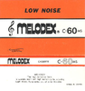 Compact Cassette:  Melodex -  60