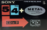 Compact Cassette: Sony  - CDit IV 54