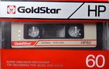 Compact Cassette Goldstar HP 60 Type I Normal 1986 South Korea