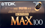 Compact Cassette: TDK  - MA-X 100