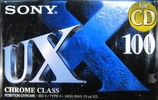 Compact Cassette Sony UX 100 "C-100UXC" Type II Chrome 1998 Europe