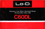 Compact Cassette: Maxell / Hitachi Lo-D - DL 60