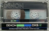 Compact Cassette Denon DX3 42 Type I Normal 1984 Japan