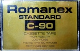 Compact Cassette: Unknown Romanex -  90