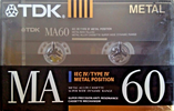 Compact Cassette: TDK  - MA 60