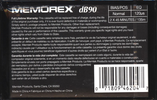 Compact Cassette: Memorex  - dB 90