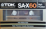 Compact Cassette: TDK  - SA-X 60