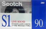 Compact Cassette: 3M Scotch - S1 Live Sound 90