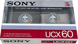 Compact Cassette Sony UCX 60 Type II Chrome 1985 USA