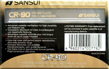 Compact Cassette: Unknown Sansui - CR 90