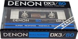 Compact Cassette: Nippon Columbia / Denon Denon - DX3 80