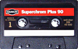 Compact Cassette:  Daimon - Superchrom Plus 90