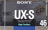 Compact Cassette: Sony  - UX-S 46