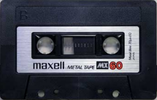 Compact Cassette Maxell MX 60 Type IV Metal 1978 Japan