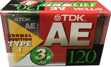 3 pack: TDK  - AE 120