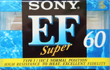 Compact Cassette: Sony  - Super EF 60