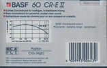 Compact Cassette: BASF  - Chromdioxid Extra II 60