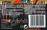 Compact Cassette: TDK  - CDing 1 60