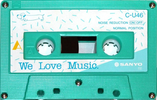 Compact Cassette:  Sanyo - We Love Music 46