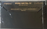 Compact Cassette: AGFA  - Pure Metal IV 90