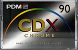 Compact Cassette:  PDM - CDX 90