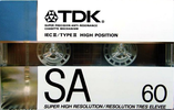 Compact Cassette: TDK  - SA 60