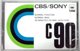 Compact Cassette: Sony CBS / Sony -  90