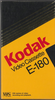 VHS, Video Home System:  Kodak - HS 180