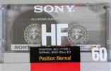 Compact Cassette: Sony  - HF 60