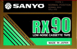 Compact Cassette:  Sanyo - RX 90